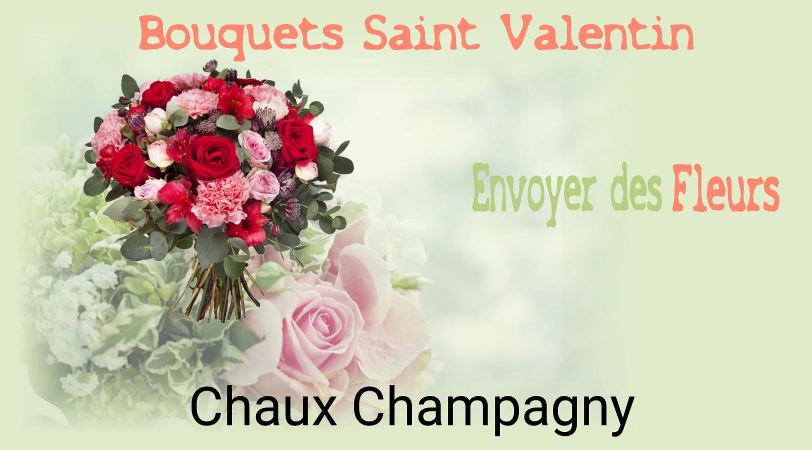 Roses de Saint-Valentin livrées à Chaux-Champagny